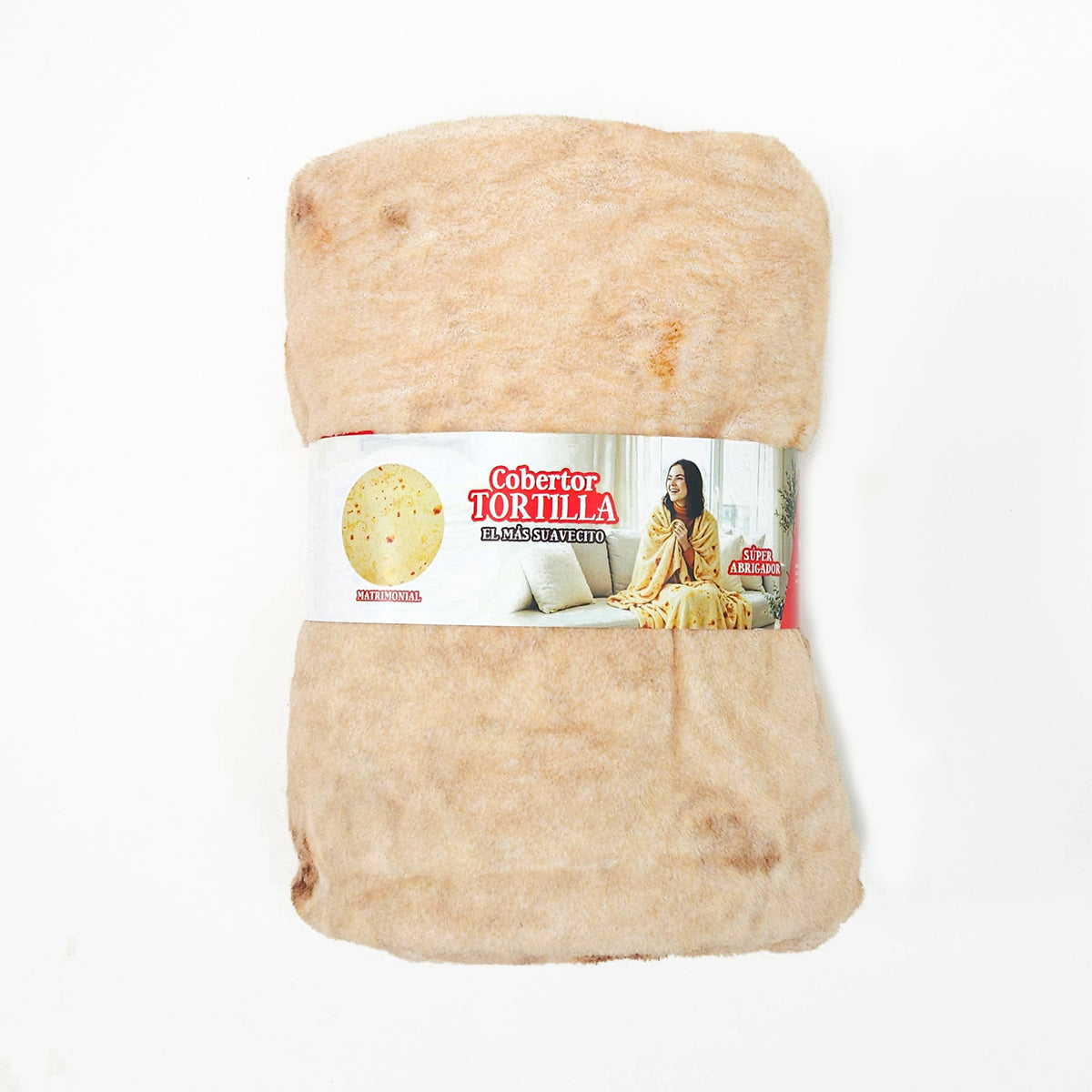 Frazada Divertida Circular Suave Marca Providencia® Tortilla de Harina
