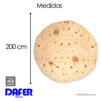 Frazada Divertida Circular Suave Marca Providencia® Tortilla de Harina