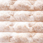 Frazada Gante Beige Suave Decoración 90x150cm Vianney®