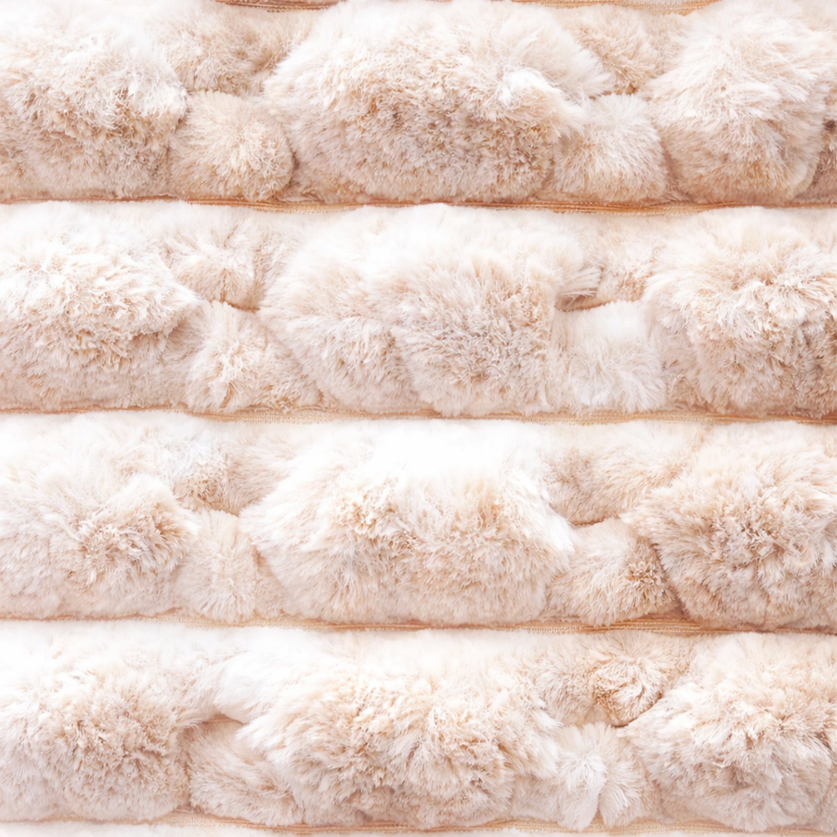 Frazada Gante Beige Suave Decoración 90x150cm Vianney®