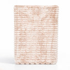 Frazada Gante Beige Suave Decoración 90x150cm Vianney®