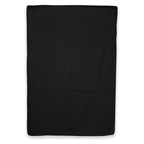 Frazada De Viaje Artesanal Con Almohada Set De Descanso Negro