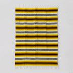 Falsa Artesanal 1.90m X 1.20m Cobija Multiusos Mexicana Amarillo
