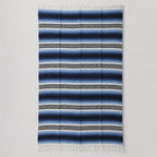 Falsa Artesanal 1.90m X 1.20m Cobija Multiusos Mexicana Azul
