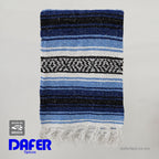 Falsa Artesanal 1.90m X 1.20m Cobija Multiusos Mexicana Azul