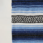 Falsa Artesanal 1.90m X 1.20m Cobija Multiusos Mexicana Azul