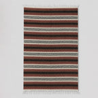 Falsa Artesanal 1.90m X 1.20m Cobija Multiusos Mexicana Marrón Oscuro