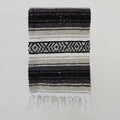 Falsa Artesanal 1.90m X 1.20m Cobija Multiusos Mexicana Gris