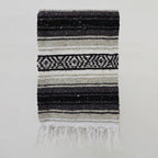 Falsa Artesanal 1.90m X 1.20m Cobija Multiusos Mexicana Gris