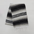 Falsa Artesanal 1.90m X 1.20m Cobija Multiusos Mexicana Gris