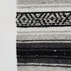 Falsa Artesanal 1.90m X 1.20m Cobija Multiusos Mexicana Gris