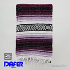 Falsa Artesanal 1.90m X 1.20m Cobija Multiusos Mexicana Violeta