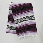 Falsa Artesanal 1.90m X 1.20m Cobija Multiusos Mexicana Violeta