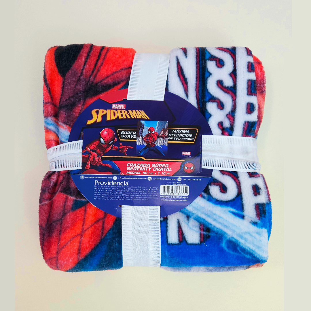 Manta Cunero Super Serenity 90cmx1.10m Providencia® Spider-Man