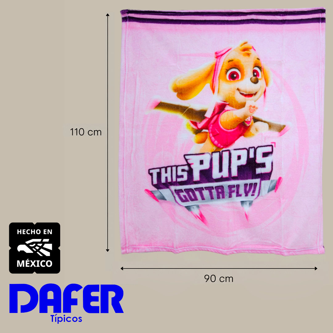 Manta Cunero Super Serenity 90cmx1.10m Providencia® Skye Paw Patrol