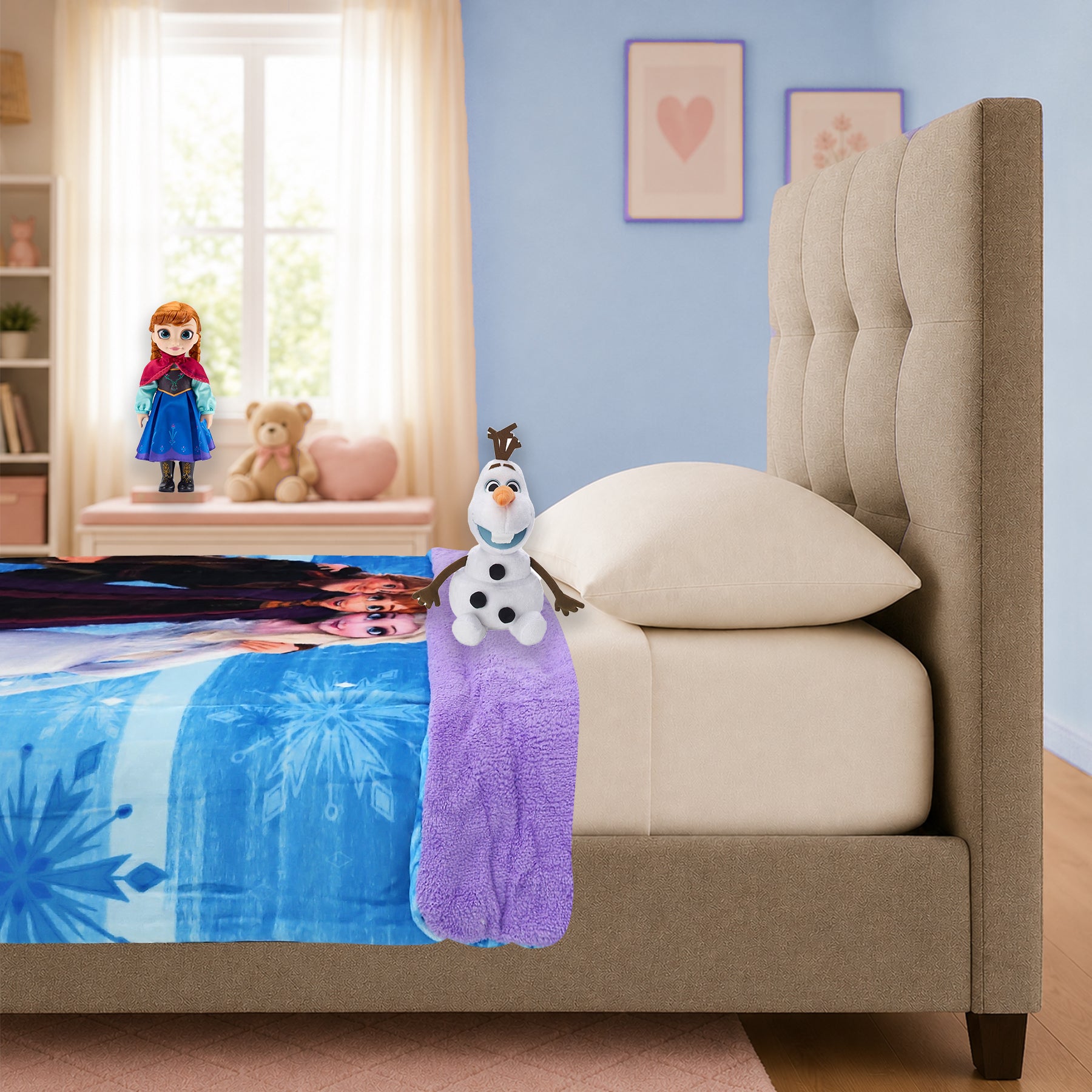 Cobertor Borrega Matrimonial 1.80x2.2m Infantil Providencia® Frozen