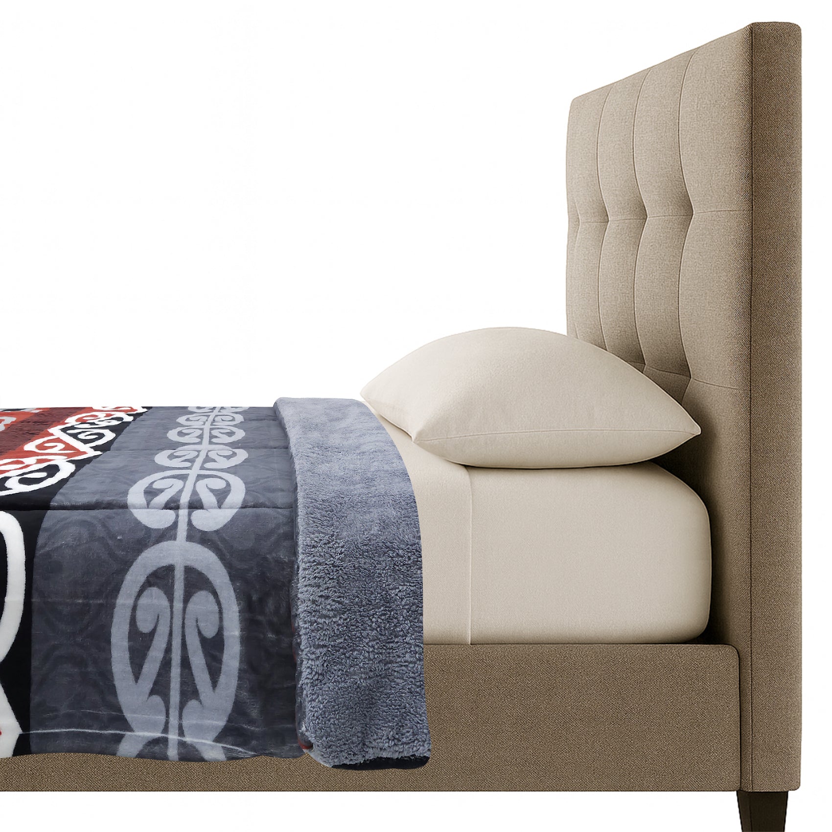 Edredón Borrega Soft Sobrecamero 2x2.20m Marca Providencia® Tribal