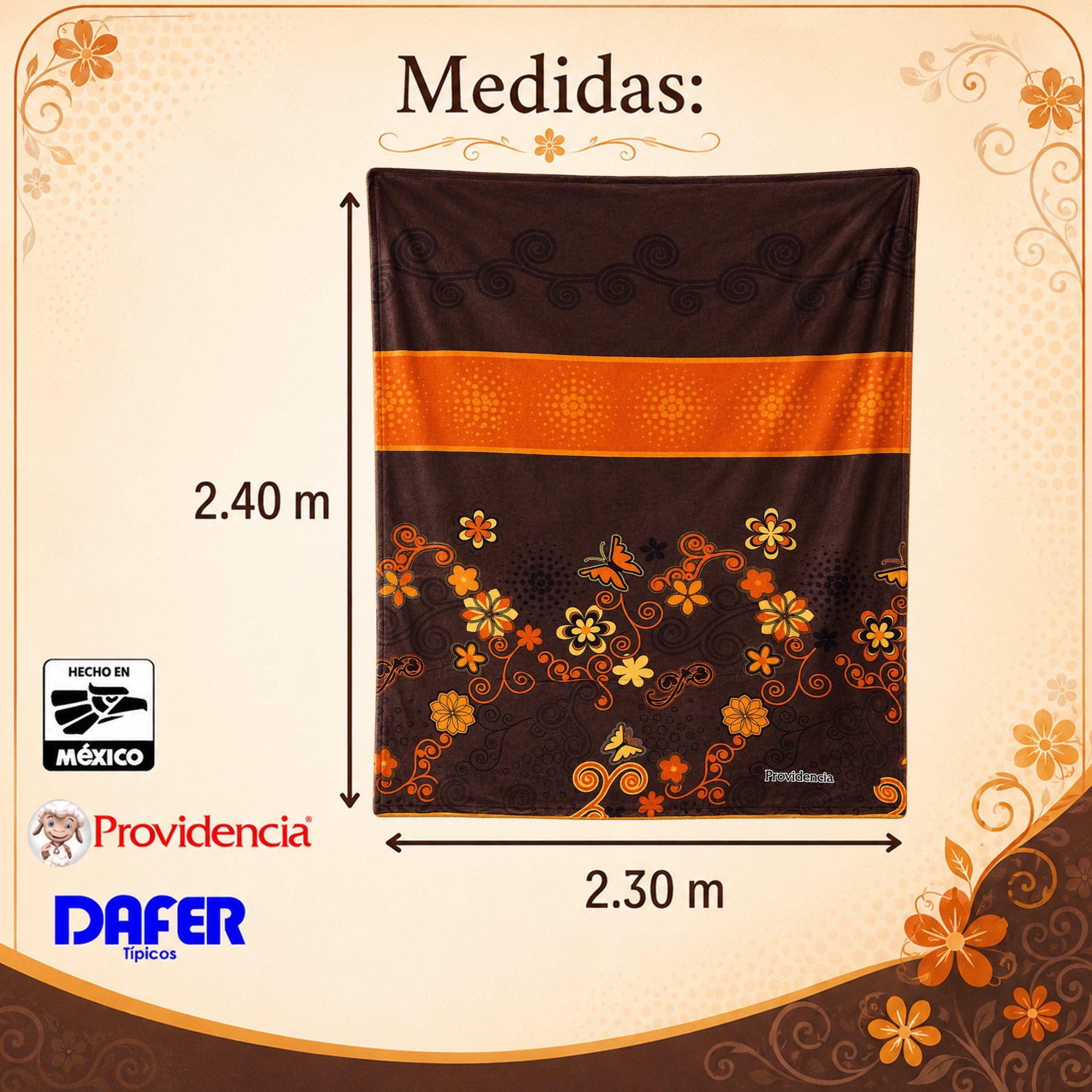 Edredón Jumbo De Borrega King Size 2.30mx2.40m Providencia® Kansas