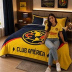 Frazada Ligera Super Suave Matrimonial Futbol Providencia® America