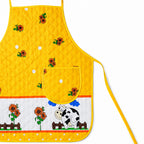 Mandil Delantal Ajustable Multiusos Repelente 65x50cm Amarillo Granja