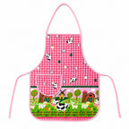 Mandil Delantal Ajustable Multiusos Repelente 65x50cm Rosa Granja