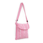 Morral Artesanal Mediano Unisex Con Correa Larga 26x26cm Rosa