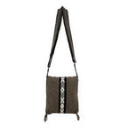 Morral Artesanal Pequeño Con Correa Ajustable Unisex 16x20cm Marrón