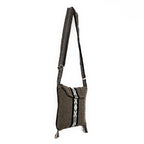 Morral Artesanal Pequeño Con Correa Ajustable Unisex 16x20cm Marrón