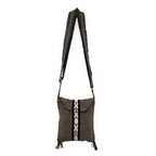 Morral Artesanal Pequeño Con Correa Ajustable Unisex 16x20cm Marrón