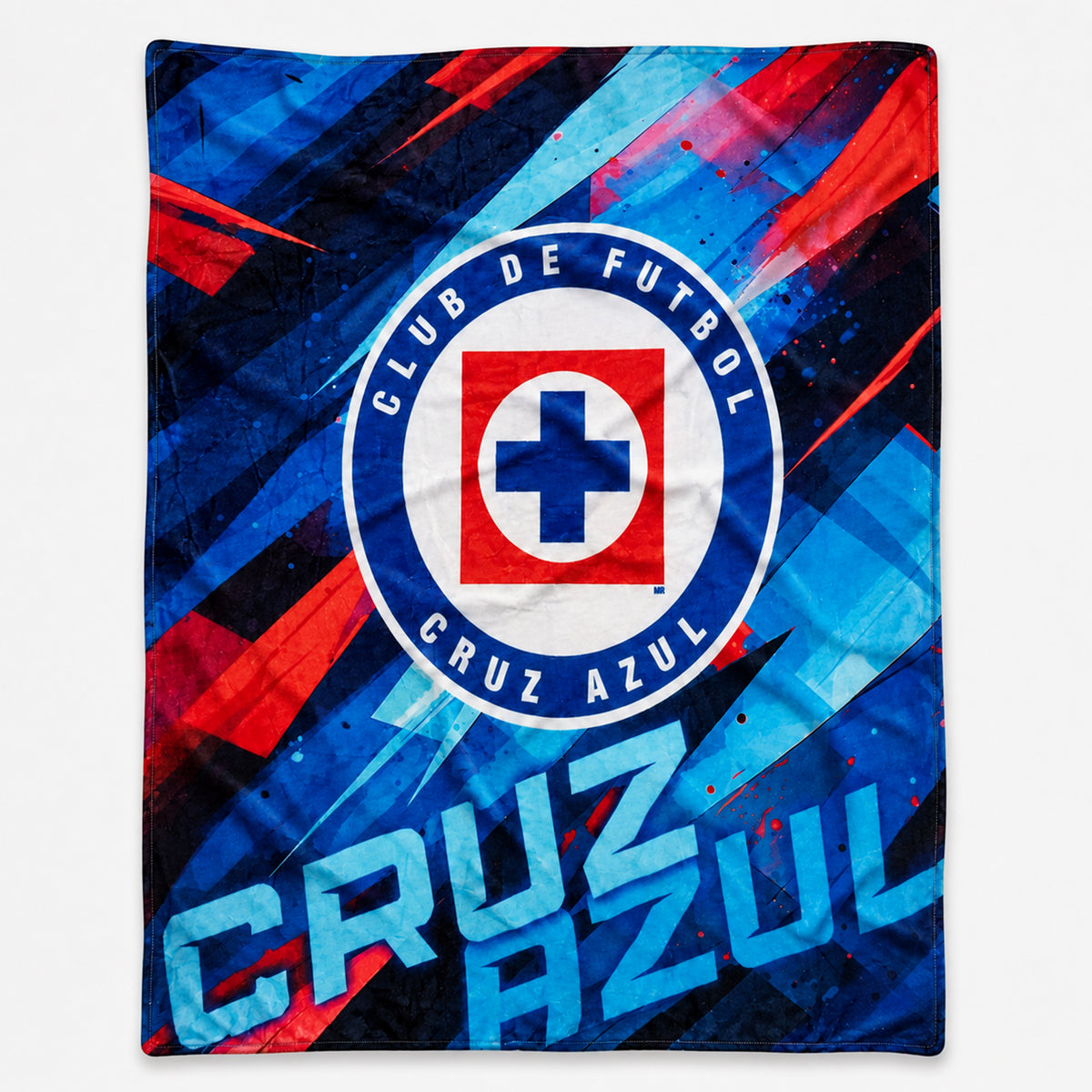 Frazada Ligera Super Suave Matrimonial Futbol Providencia® Cruz Azul