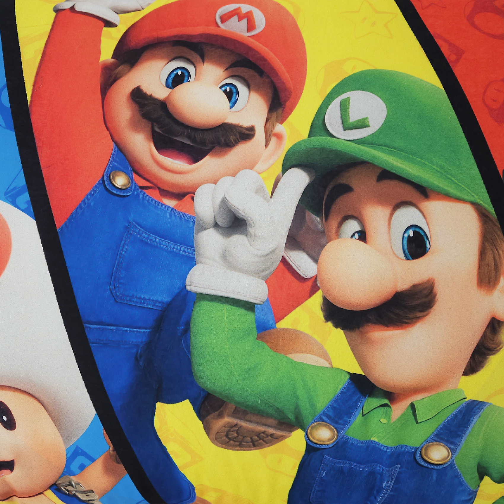 Almohada Súper Jumbo Ligera 120x50 Doble Vista Providencia® Mario Bros