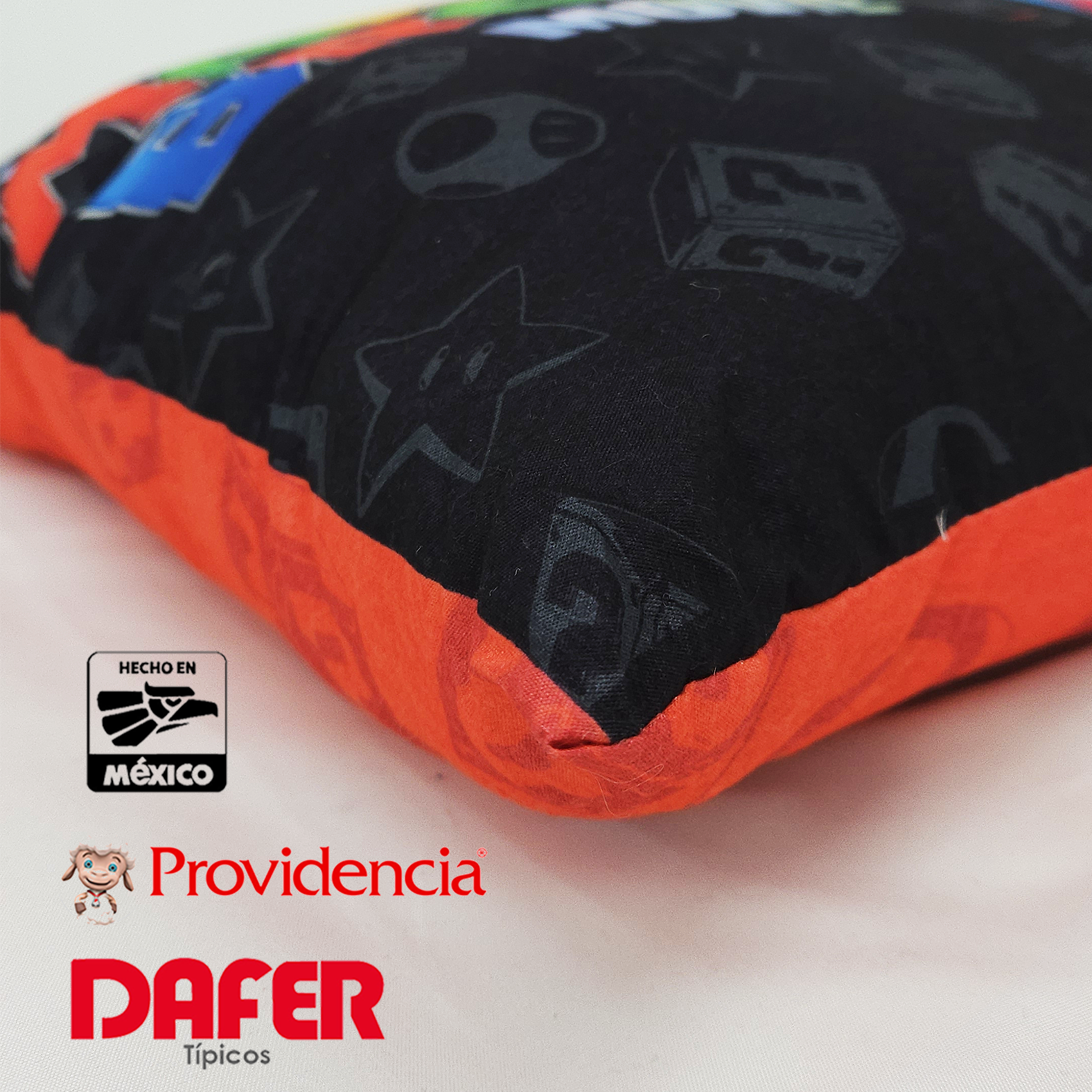 Almohada Súper Jumbo Ligera 120x50 Doble Vista Providencia® Mario Bros