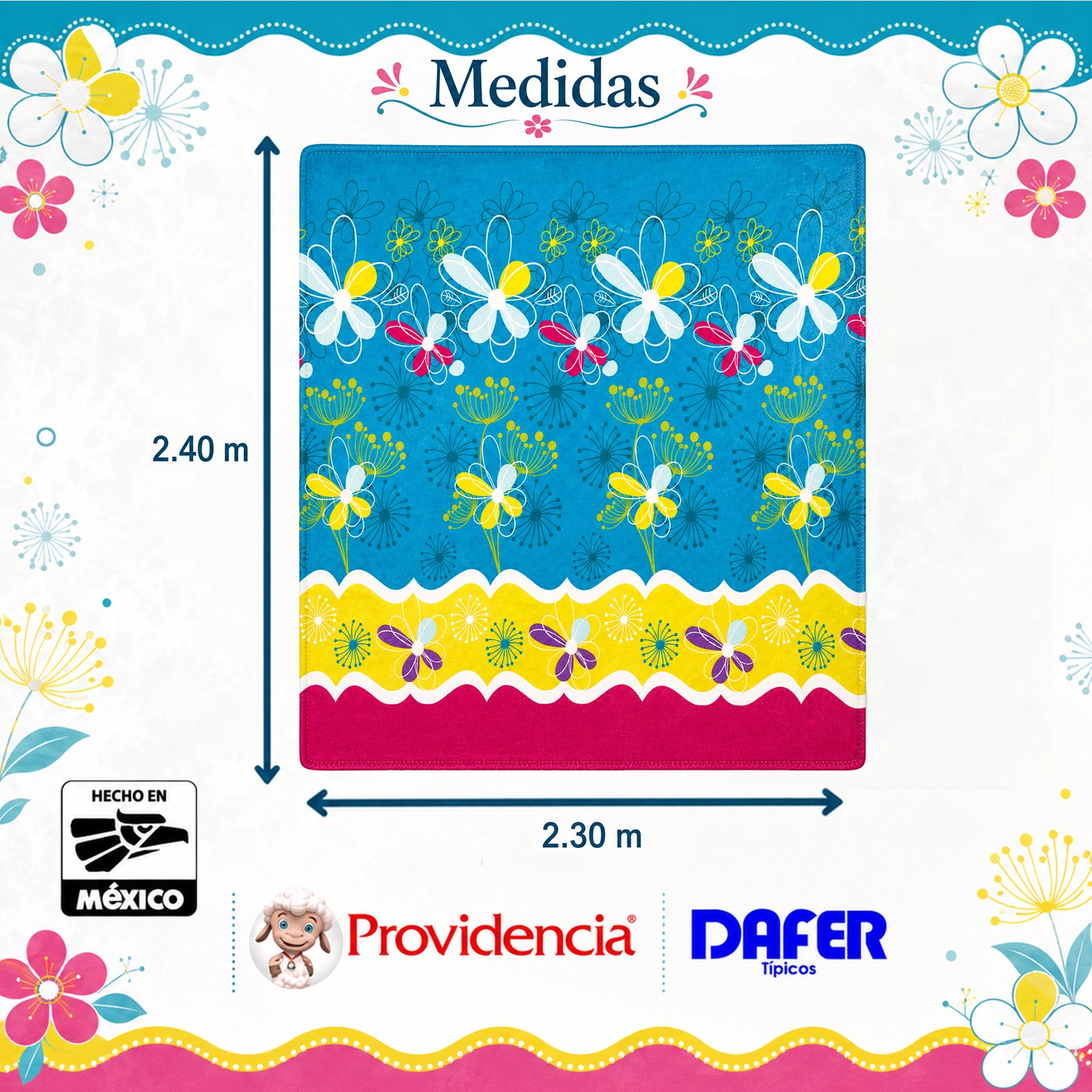 Edredón Jumbo De Borrega King Size 2.30mx2.40m Providencia® Mayra