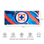 Almohada Súper Jumbo 120x50 Equipos Futbol Providencia® Cruz Azul