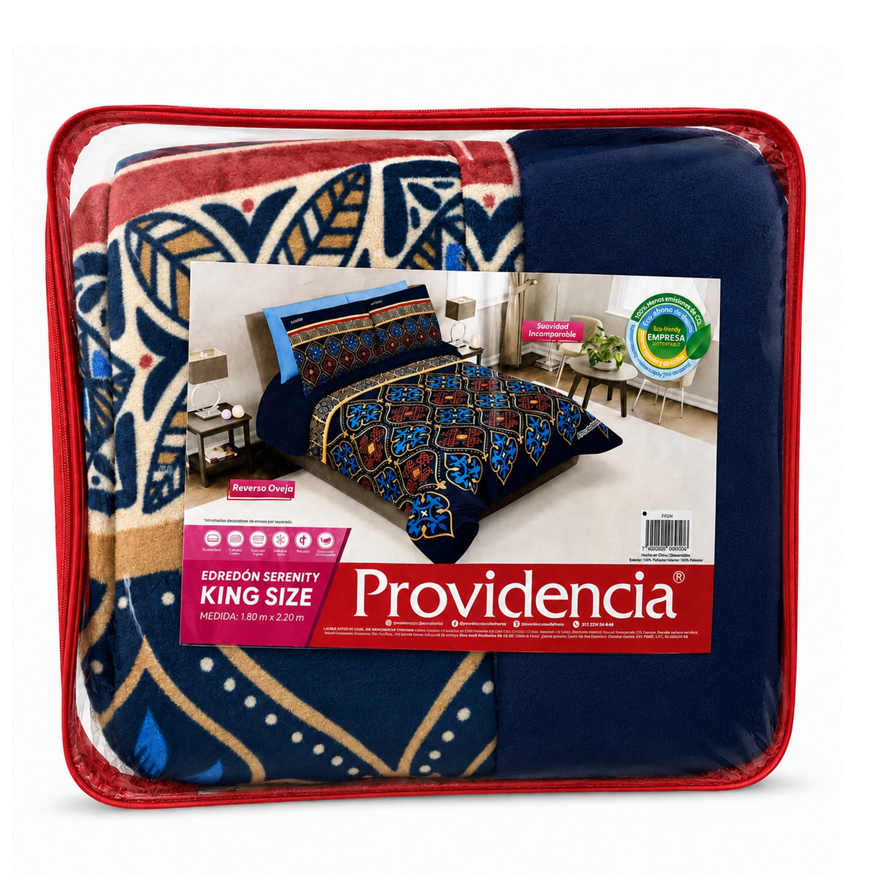 Edredón Jumbo De Borrega King Size 2.30mx2.40m Providencia® Peón