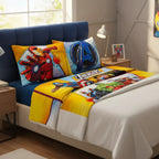 Juego De Sabanas Individual Infantil 3pz Marca Providencia® Avengers