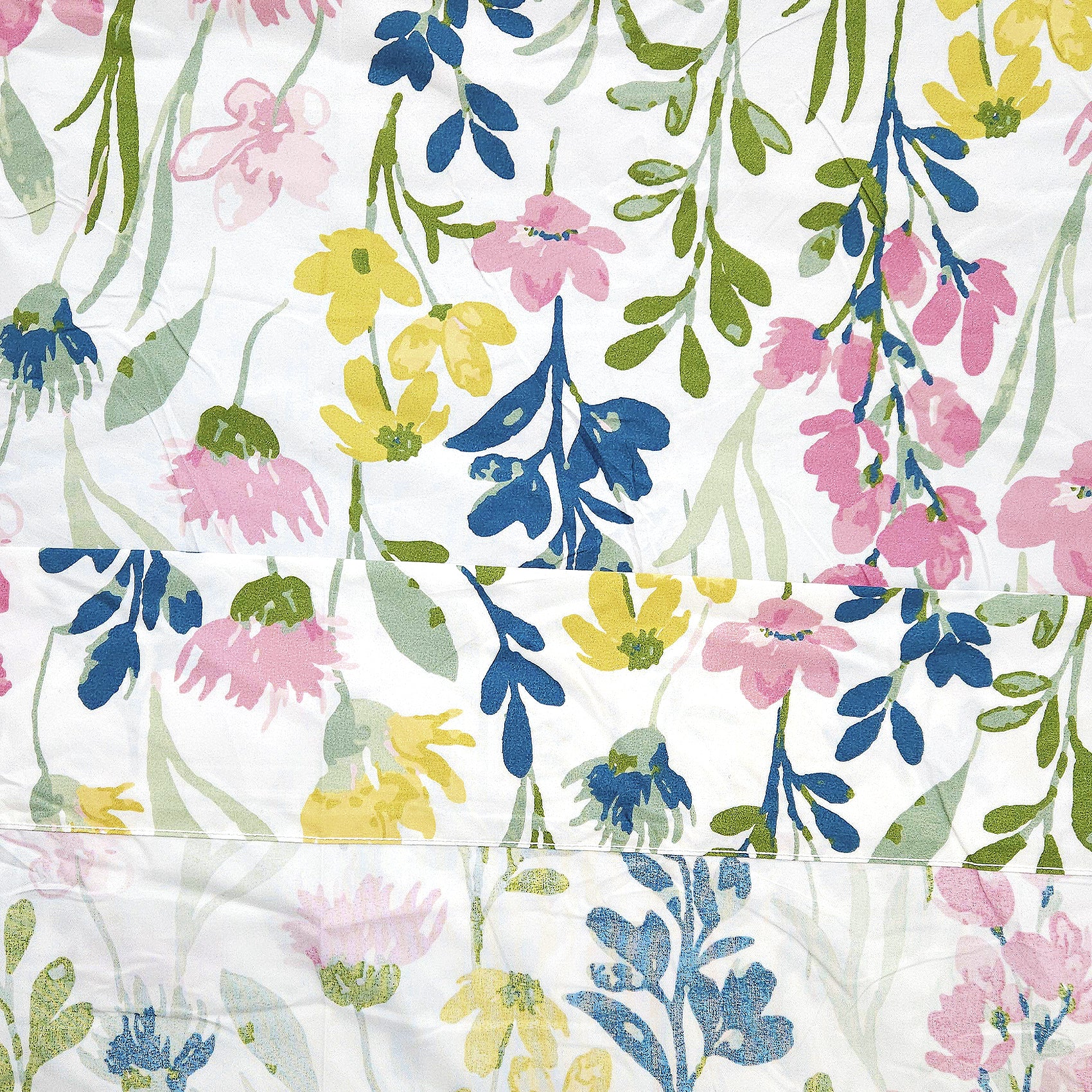 Juego De Sabanas King Size 6pz Tacto Bamboo Flores Blanco One Million®