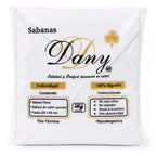 Juego De Sábanas Individual Algodón Y Poliéster + 1 Funda Blanco Liso