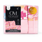Juego De Sabanas King Size 6pz Tacto Bamboo Flores Multicolor One Million®