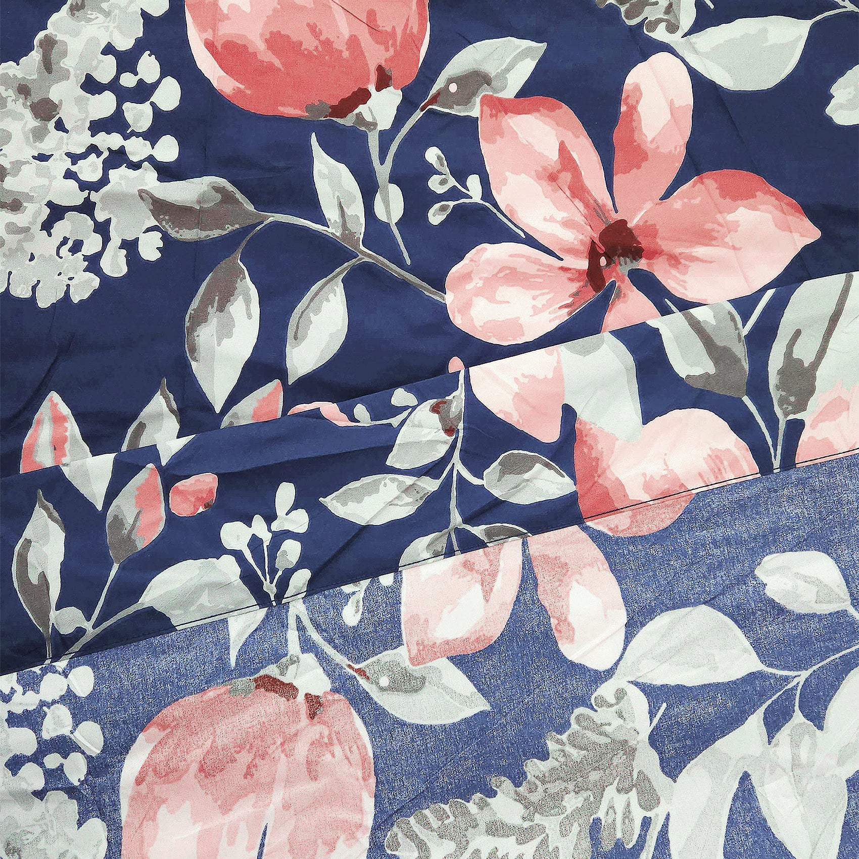 Juego De Sabanas King Size 6pz Tacto Bamboo Flores Rosas One Million®