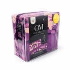 Juego De Sabanas King Size 6pz Tacto Bamboo Hojas Moradas