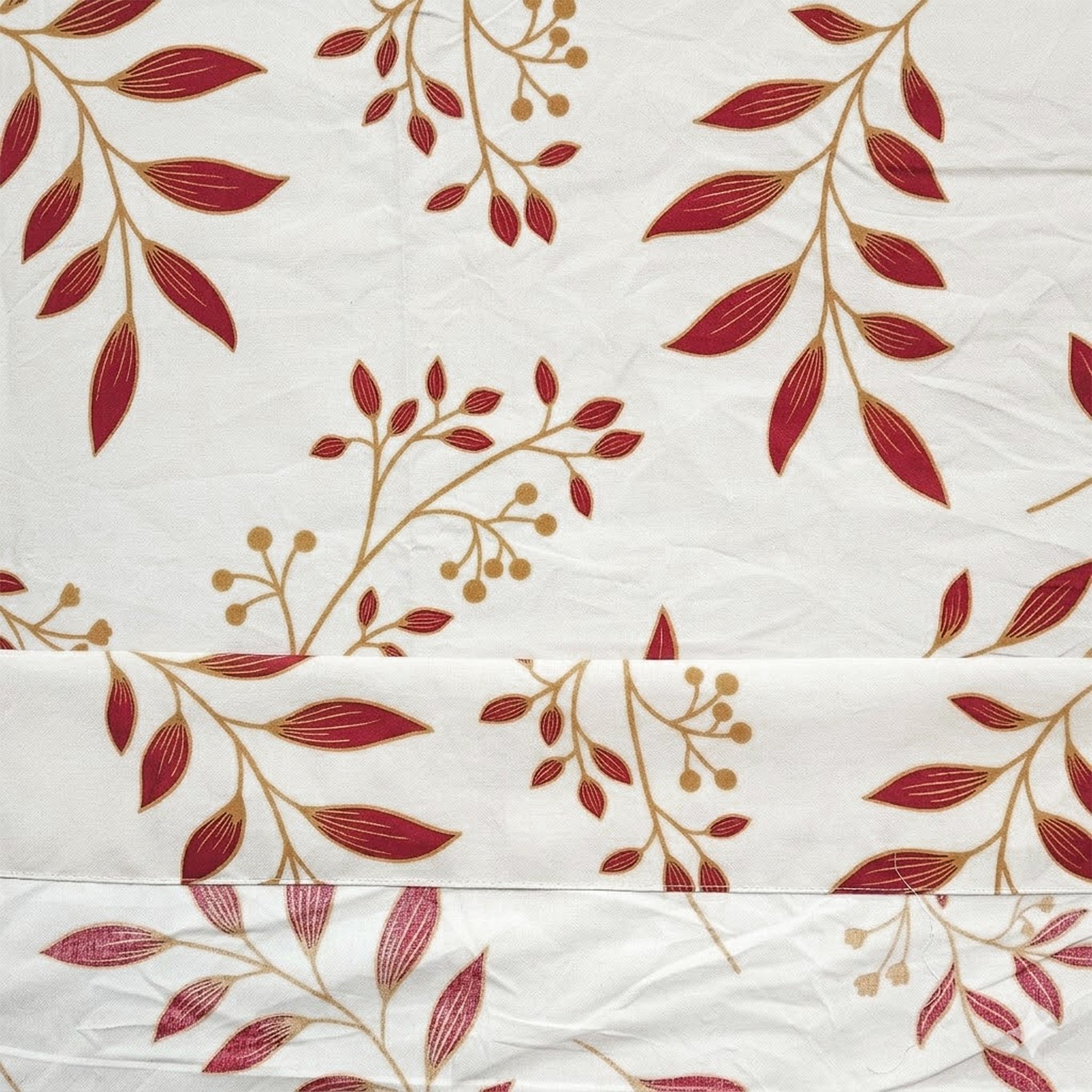 Juego De Sabanas Matrimonial 6pz Tacto Algodón Ultra Suave Bordo Hojas
