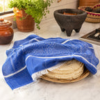 Servilleta De Cocina Multiusos Tejida 45 X 55cm Azul Frutas