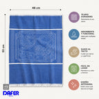 Servilleta De Cocina Multiusos Tejida 45 X 55cm Azul Frutas