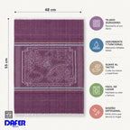 Servilleta De Cocina Multiusos Tejida 45 X 55cm Violeta Frutas