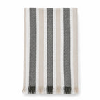 Servilleta De Cocina Multiusos Tejida 45 X 55cm Gris / Rayas