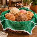 Servilleta De Cocina Multiusos Tejida 45 X 55cm Verde / Frutas