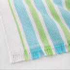 Servilleta De Cocina Multiusos Tejida 45 X 55cm Verde / Rayas