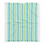 Servilleta De Cocina Multiusos Tejida 45 X 55cm Verde / Rayas