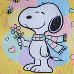 Colcha Capitonada Refrescante 1.80x2.20 Providencia® Snoopy